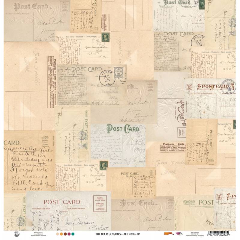 Paper 07 - 12"x12" - The Four Seasons - Autumn