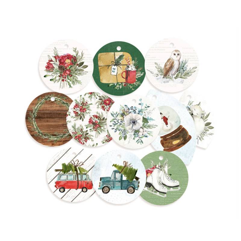 Decorative Tags 01 - The Four Seasons - Winter