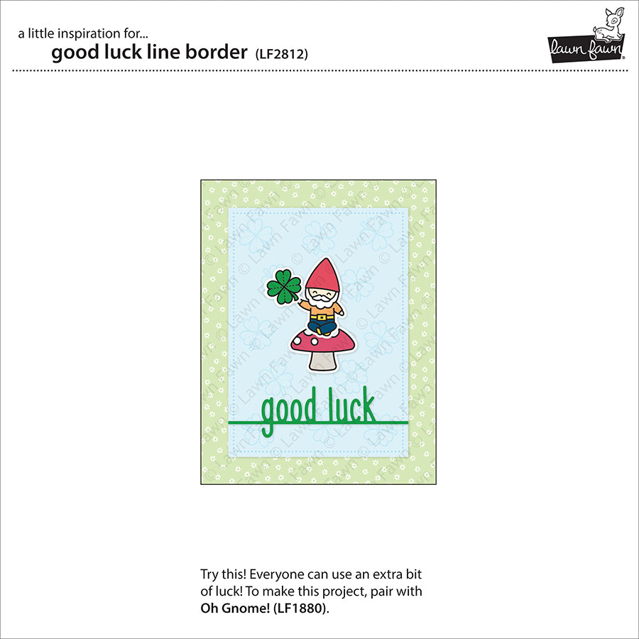 Good Luck Line Border - Lawn Cuts Good Luck Line Border - Lawn Cuts