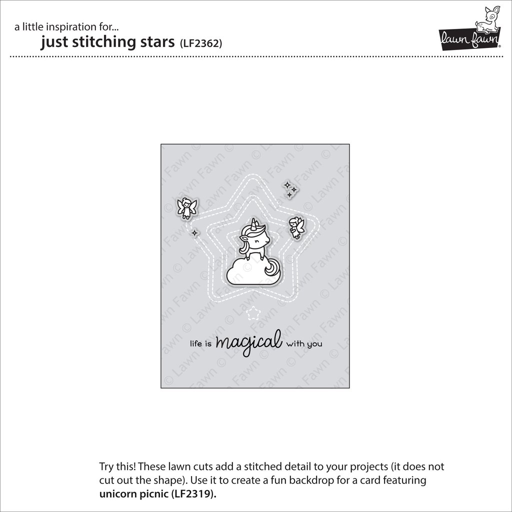 Just Stitching Stars - lawn cuts Just Stitching Stars - lawn cuts