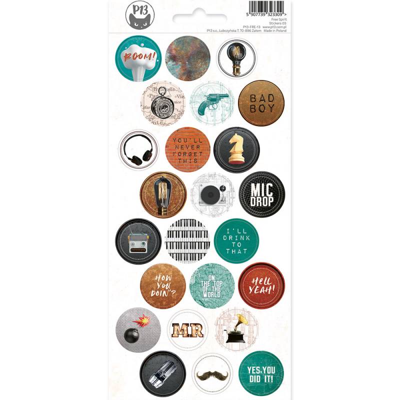 Sticker Sheet 03 - Free Spirit