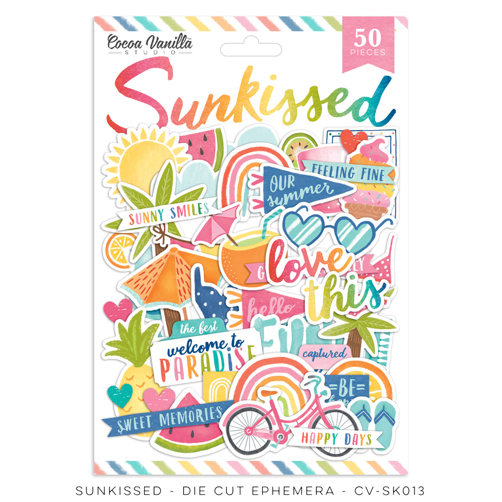 Sunkissed - Die Cut Ephemera