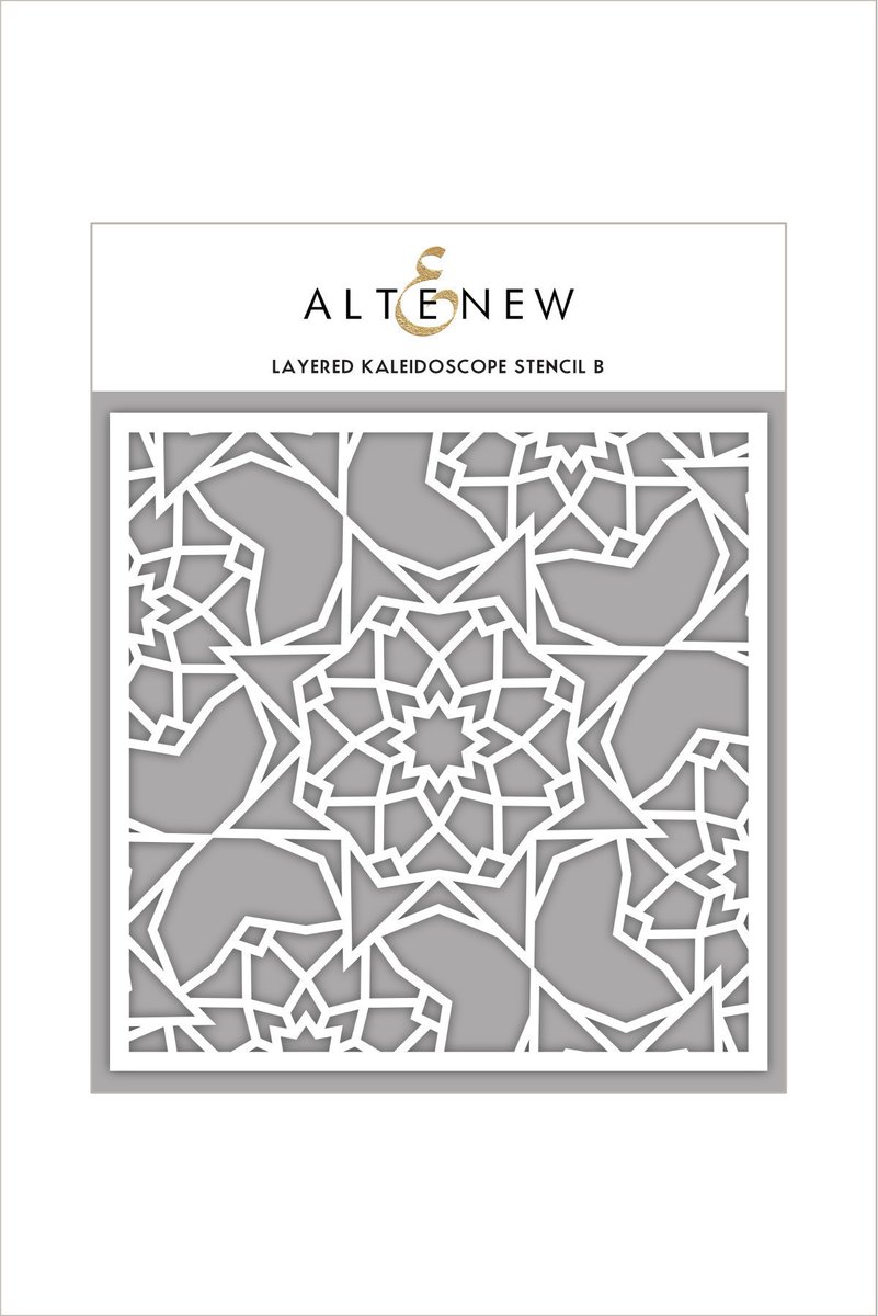 Layered Kaleidoscope A - Stencil