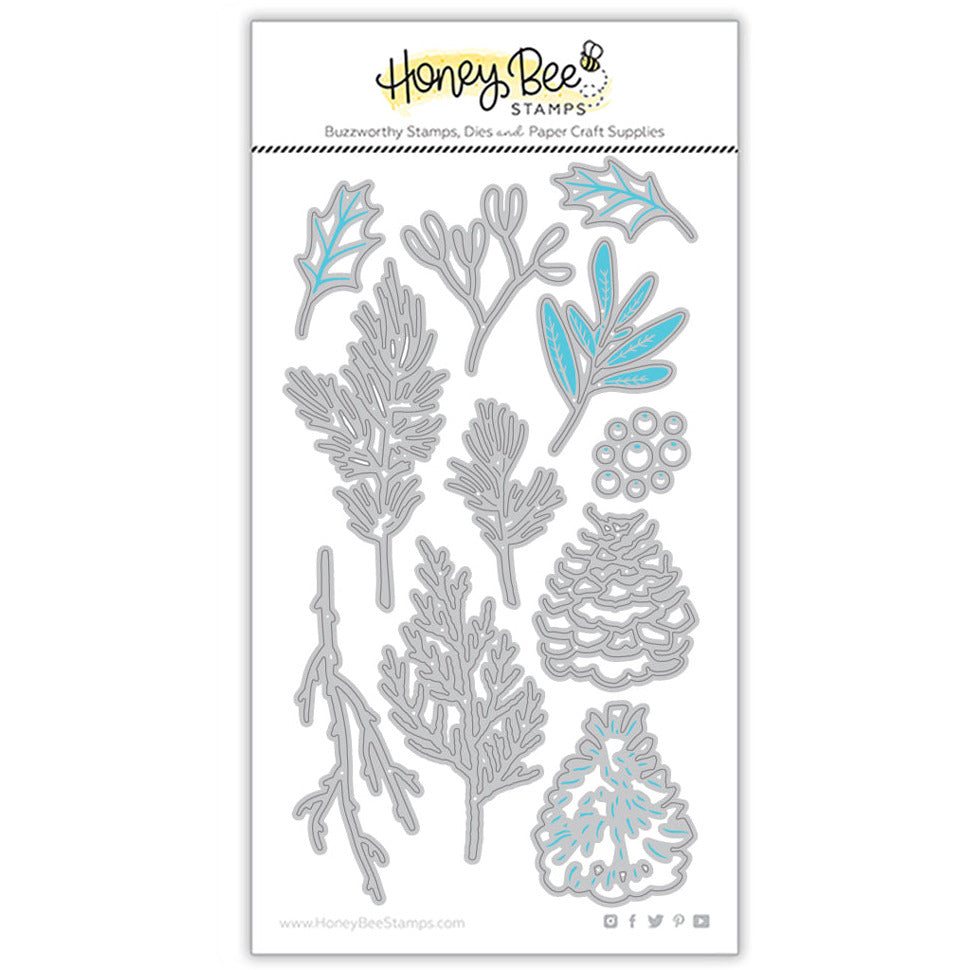 Winter Greenery Lovely Layers - Honey Cuts Winter Greenery Lovely Layers - Honey Cuts