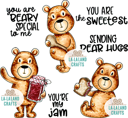 Beary Special - Rubber Stamp