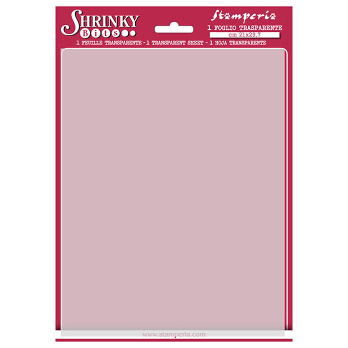 Stamperia Shrinky Bits A4 Transparent Stamperia Shrinky Bits A4 Transparent