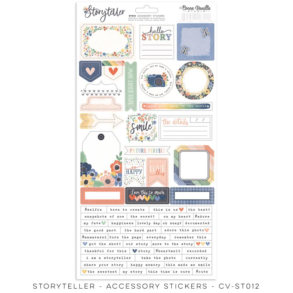 Accessory Stickers -Storyteller