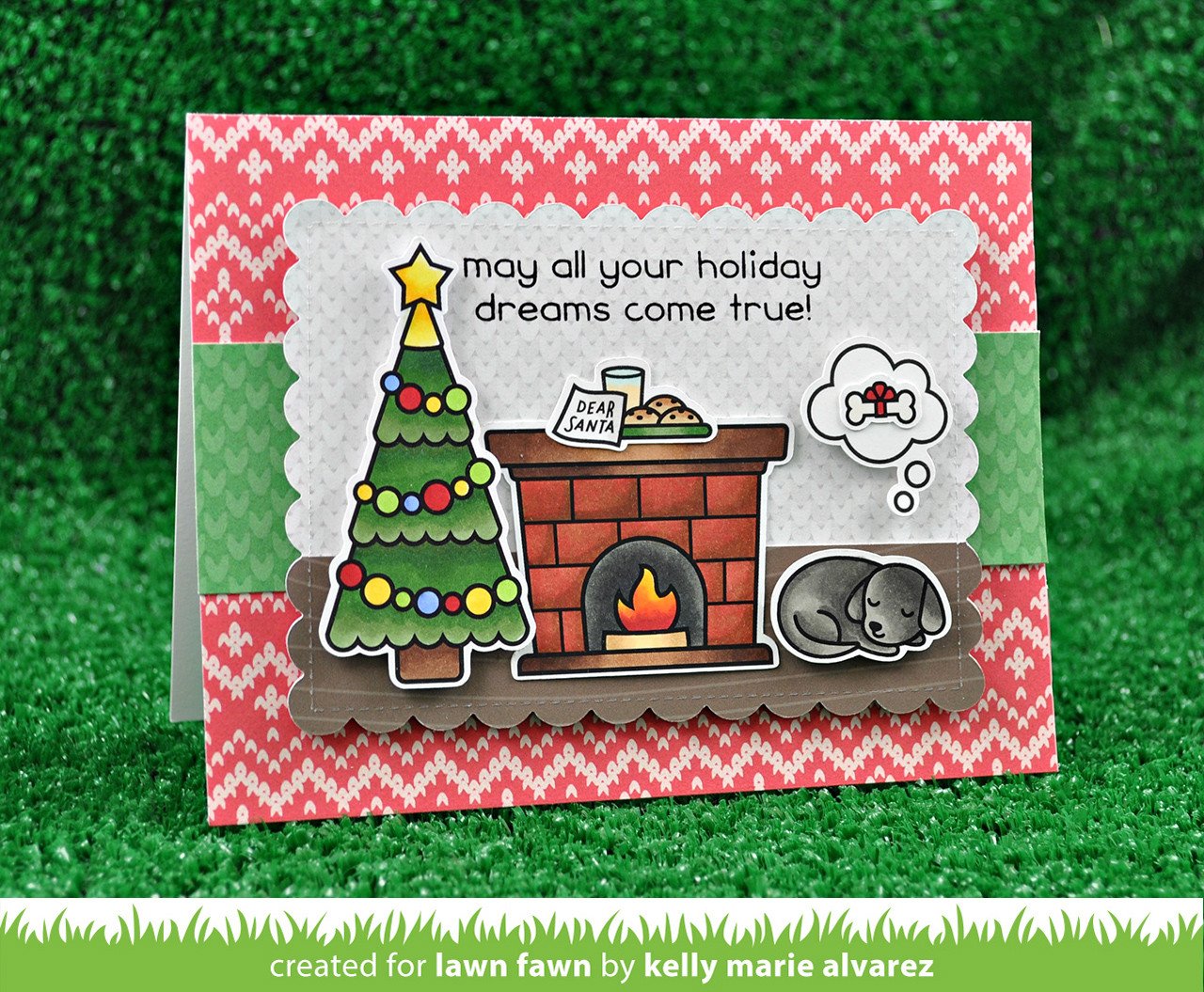 Outside in Stitched Scalloped Rectangle Stackables- lawn cuts Outside in Stitched Scalloped Rectangle Stackables- lawn cuts