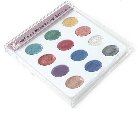 ZIG Pearlescent Watercolor Jewel Box