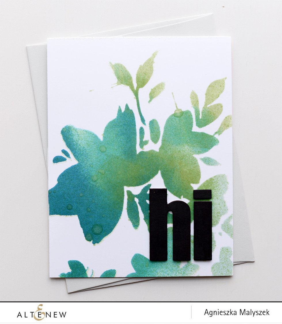 Floral Drape - Stencil Floral Drape - Stencil