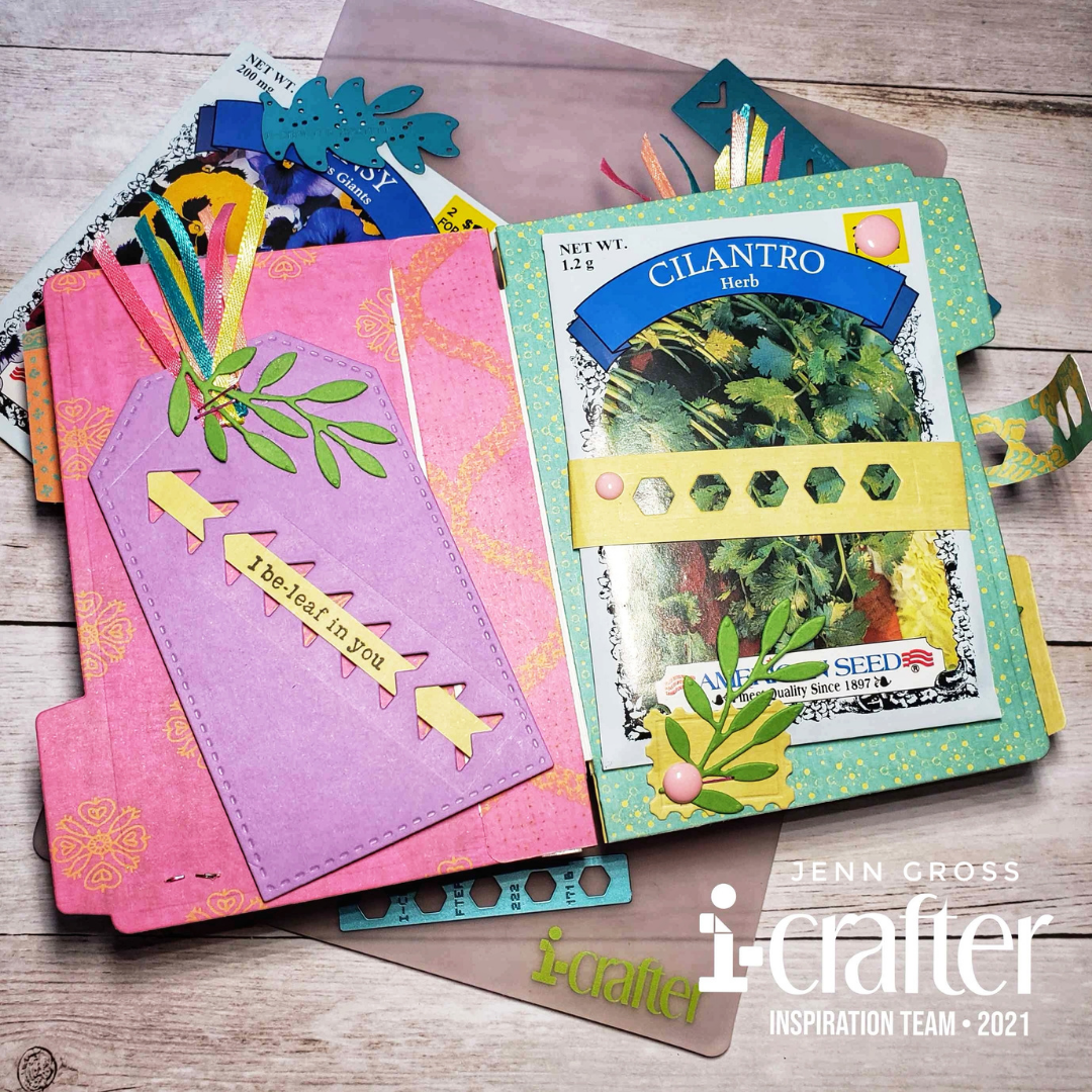Mini Album, Divider #1 By Lynda Kanase - Die Set