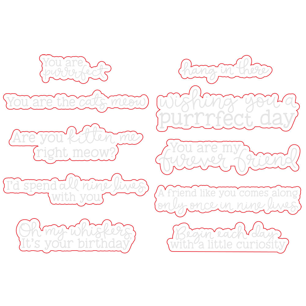 Purrrfect Sentiments - Honey Cuts