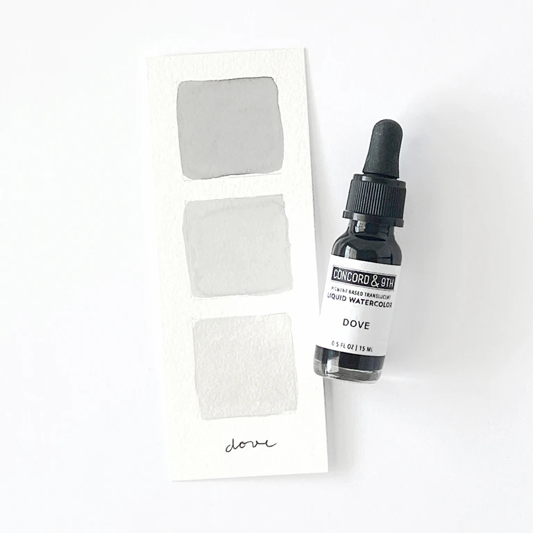 Dove - Liquid Watercolor