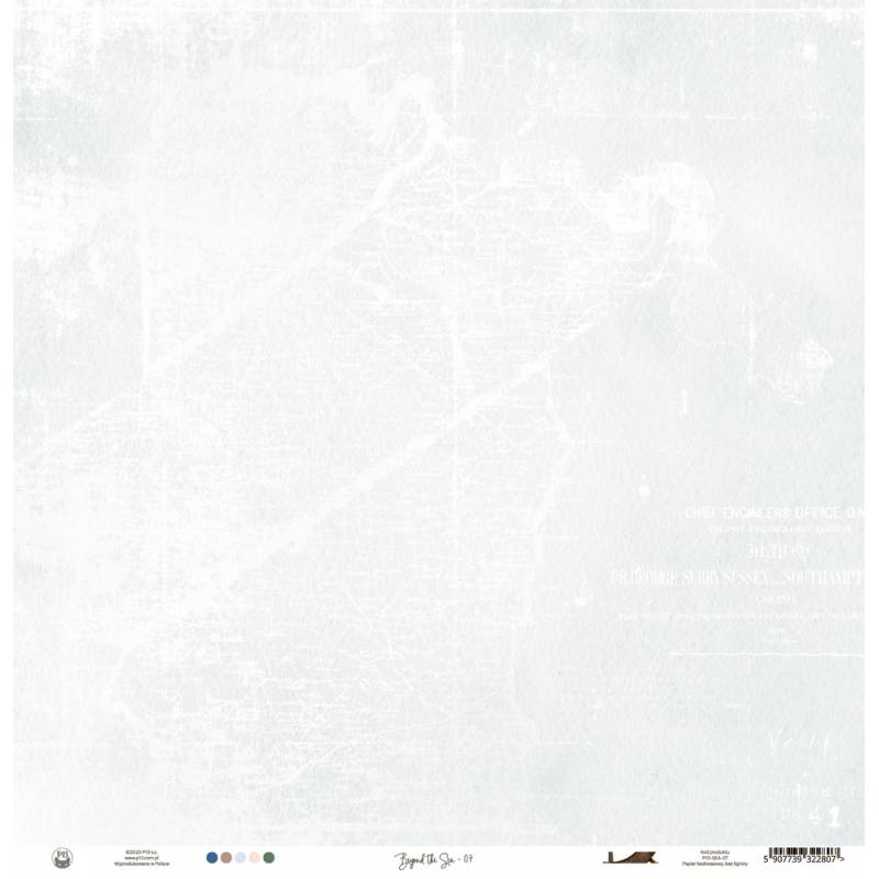 Paper 07 - Beyond the Sea - 12"x12"