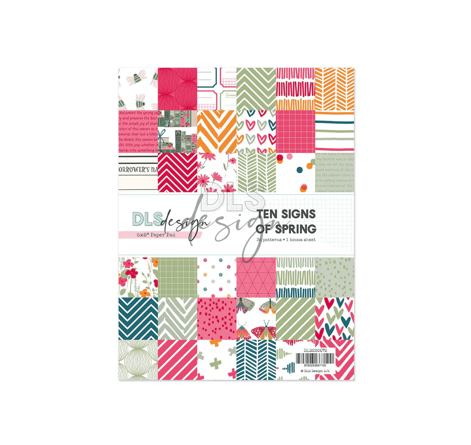 Paper Pad 6“x8"- Ten Signs Of Spring Paper Pad 6“x8"- Ten Signs Of Spring