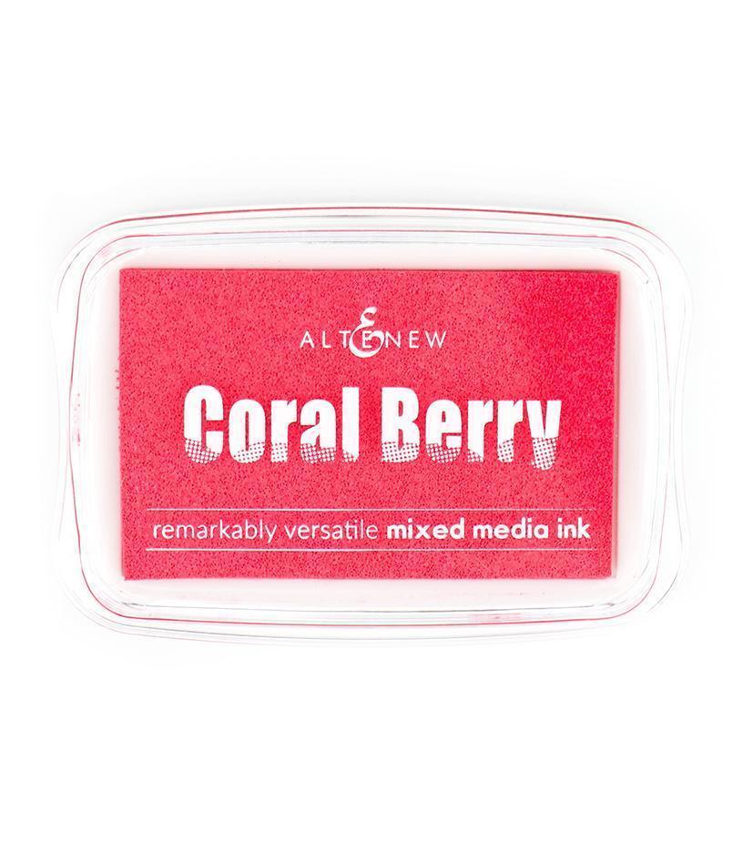Coral Berry - Mixed Media Ink