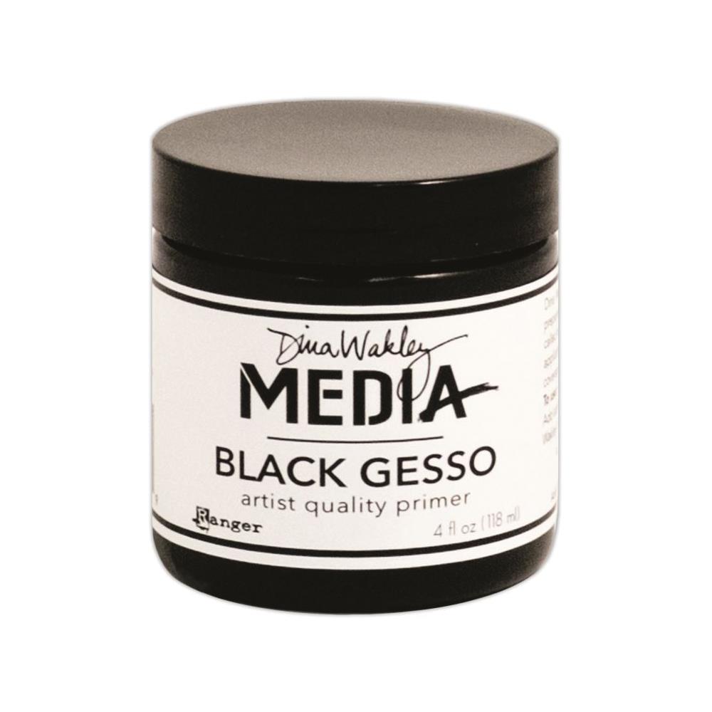Black Gesso 4oz Jar - Dina Wakley Media Black Gesso 4oz Jar - Dina Wakley Media