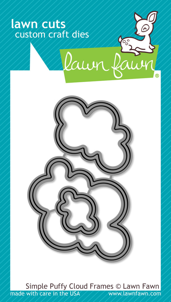 Simple Puffy Cloud Frames- lawn cuts Simple Puffy Cloud Frames- lawn cuts
