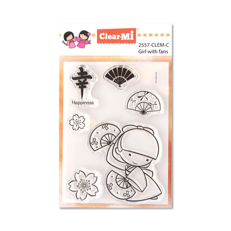 Girl with Fans Girl with Fans