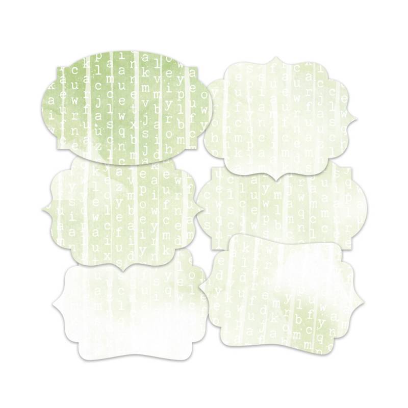 Decorative Tags 04 - The Garden of Books