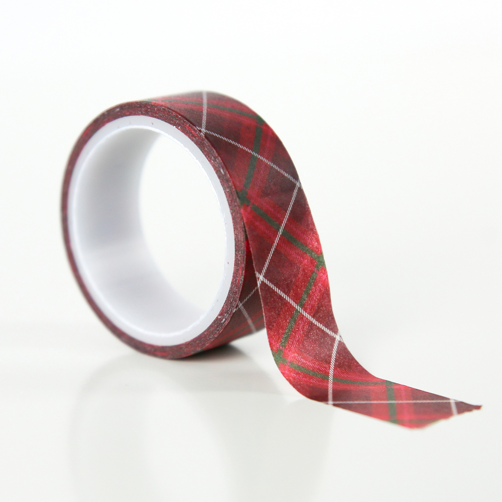 Merry Plaid Decorative Tape - Echo Park Merry Plaid Decorative Tape - Echo Park
