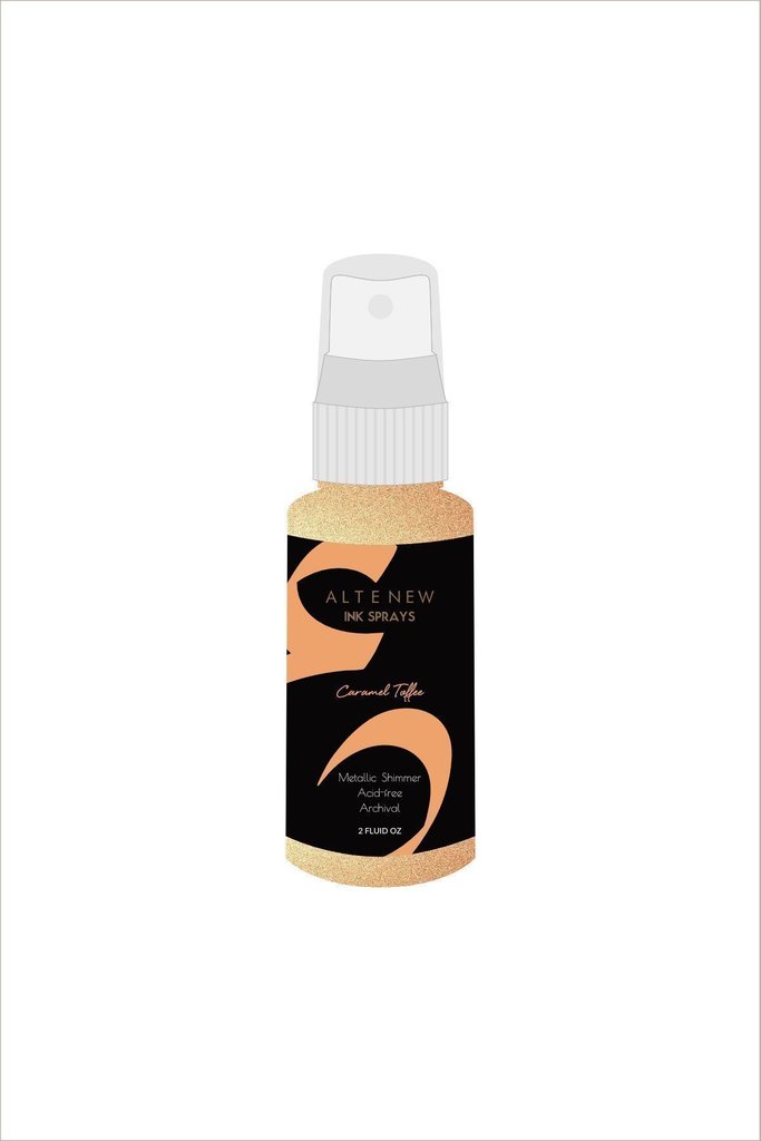 Caramel Toffee Metallic Shimmer - Ink Spray