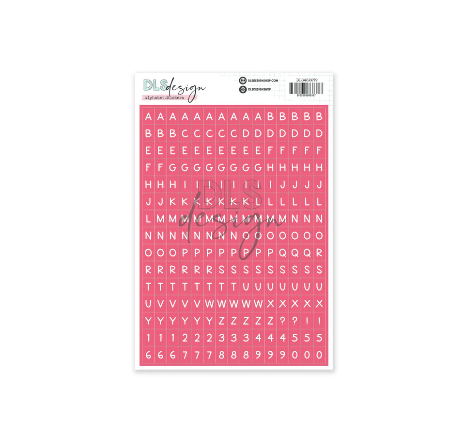 Alphabet Stickers Teddy Sweet Cherry - On Cloud Nine Alphabet Stickers Teddy Sweet Cherry - On Cloud Nine