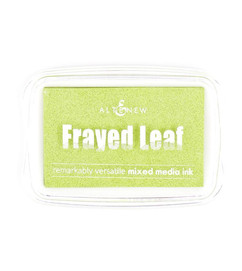 Frayed Leaf - Mixed Media Ink