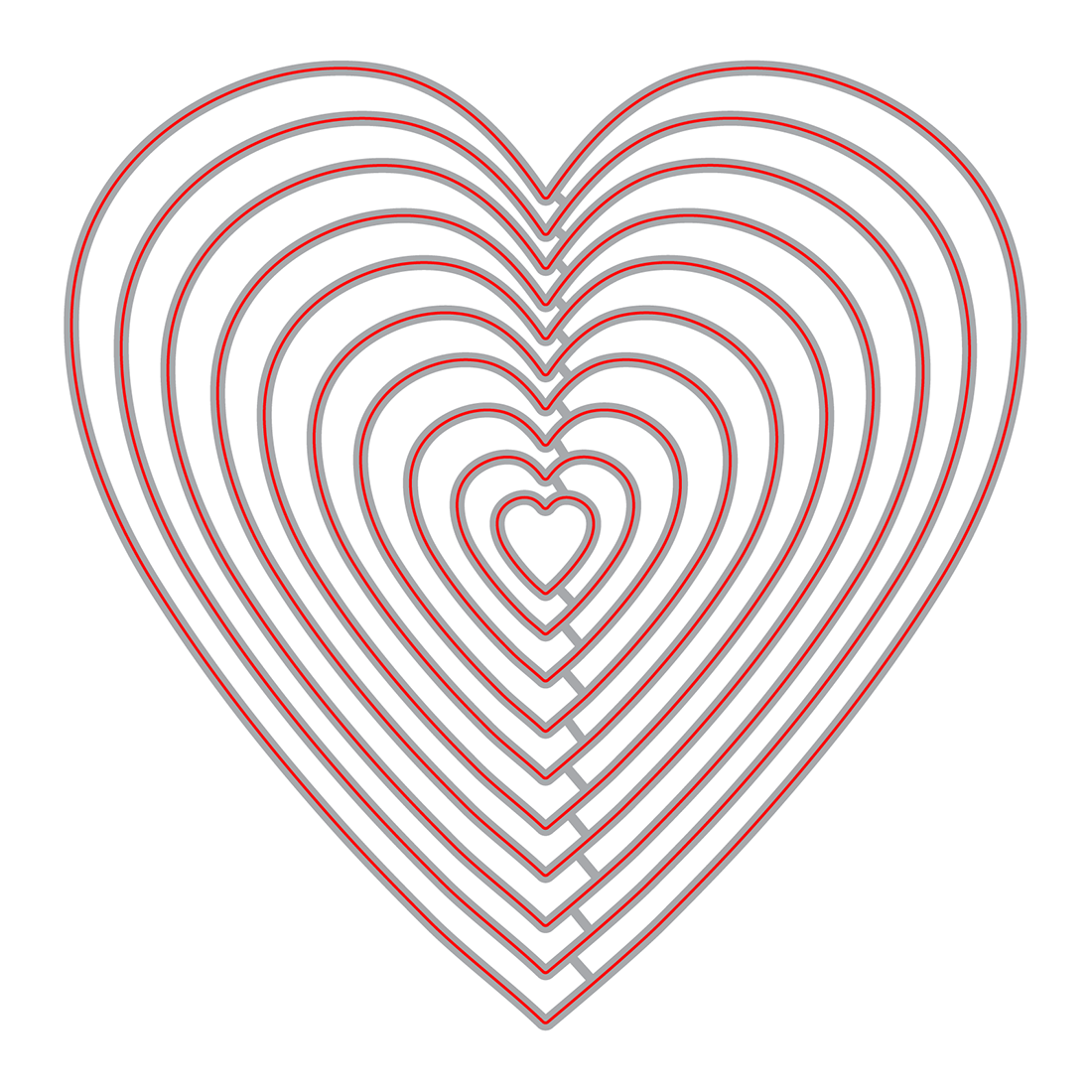 Stacking Hearts - Honey Cuts