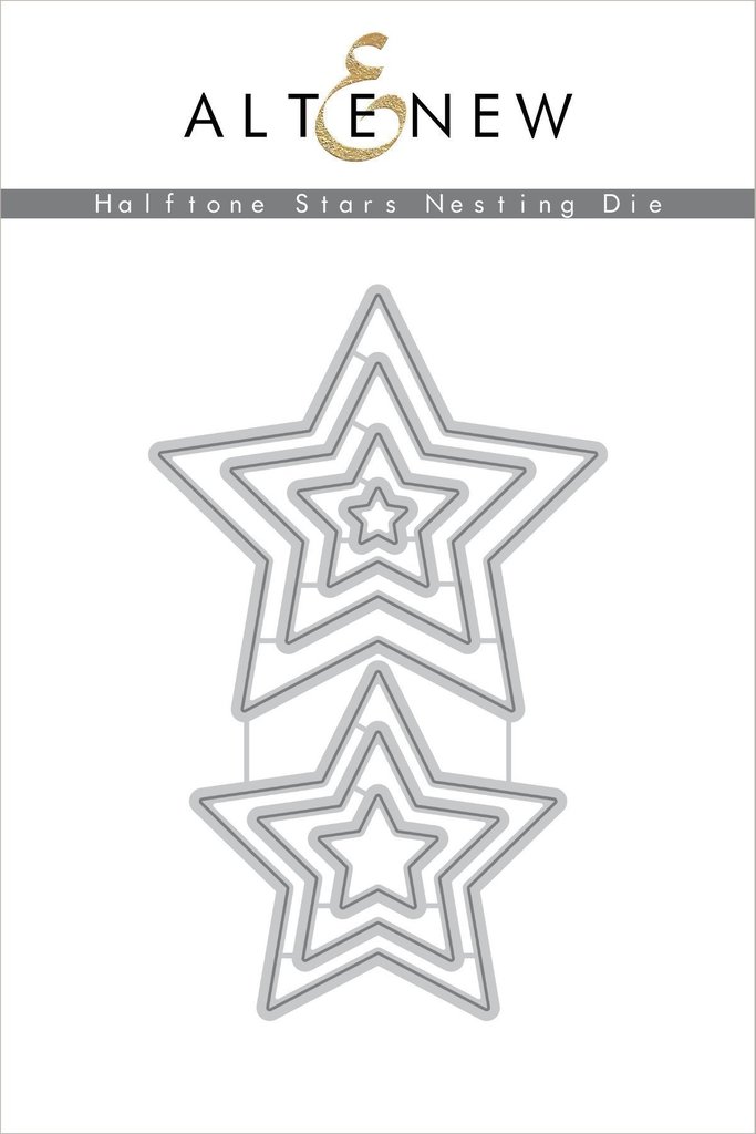 Halftone Stars Nesting - Die Set