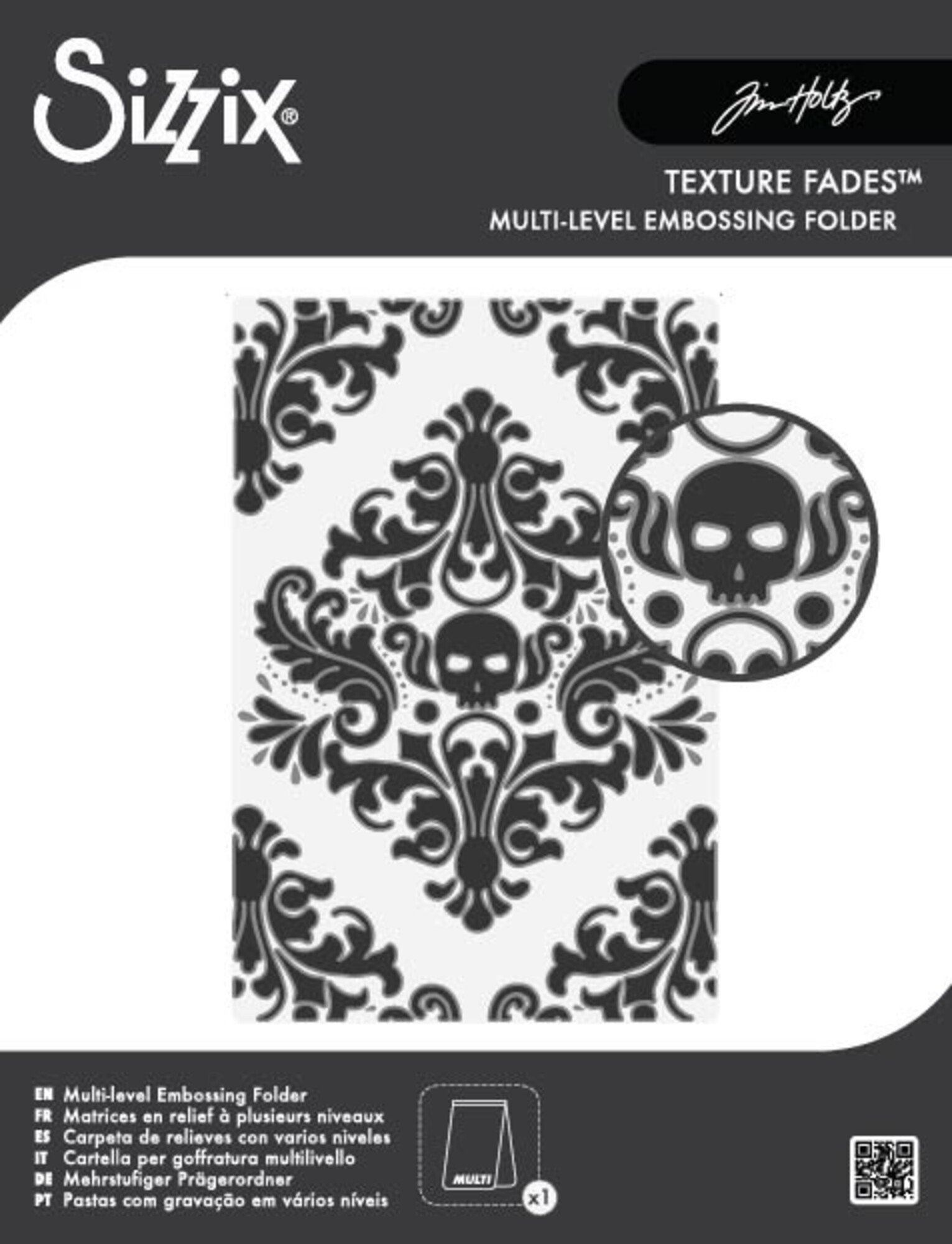 Skull - Multi-Level Texture Fades by Tim Holtz