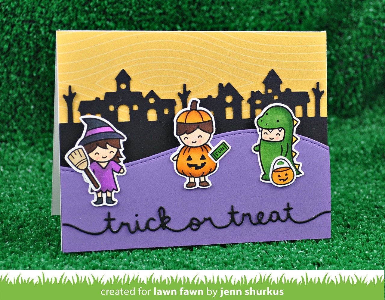 Trick or Treat Border- lawn cuts Trick or Treat Border- lawn cuts