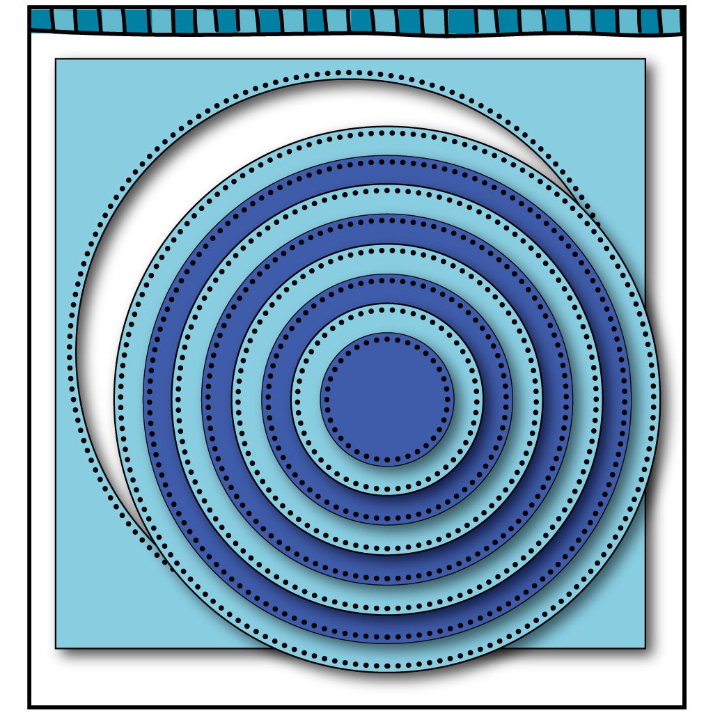Double Dot Circle Framelit - Dies