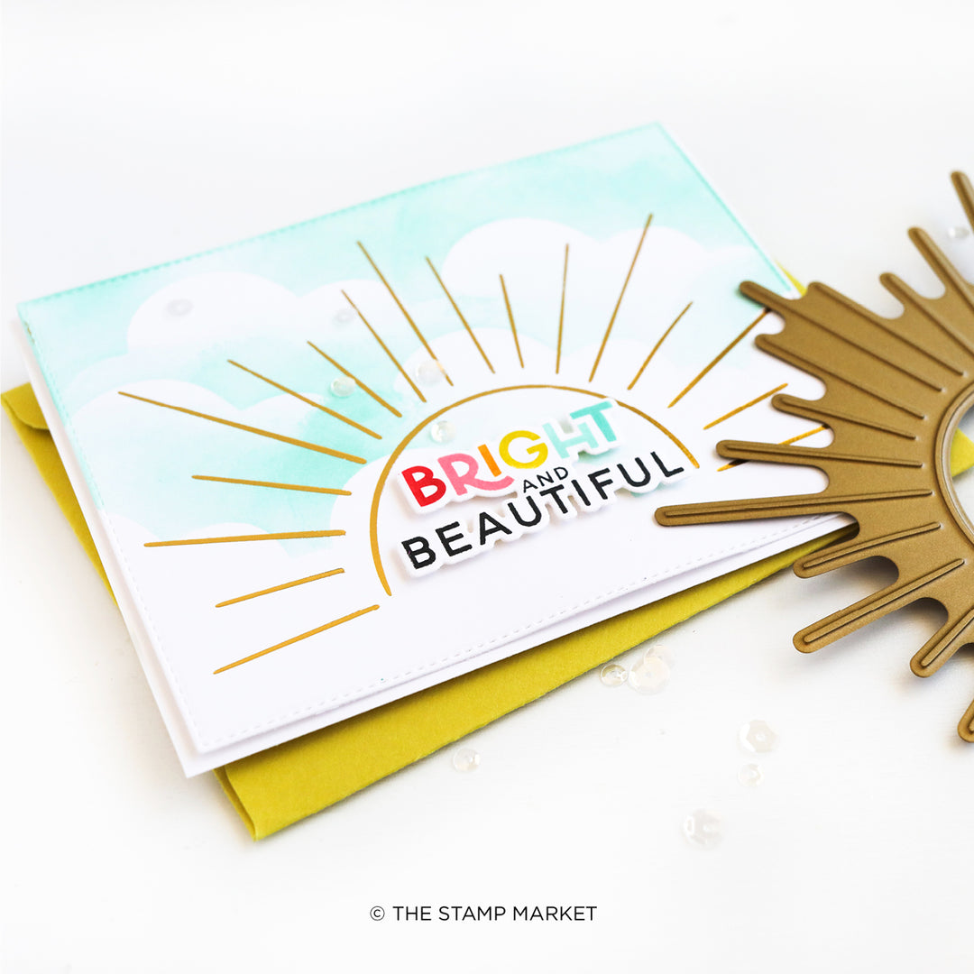 Sunrays - Foil Plate