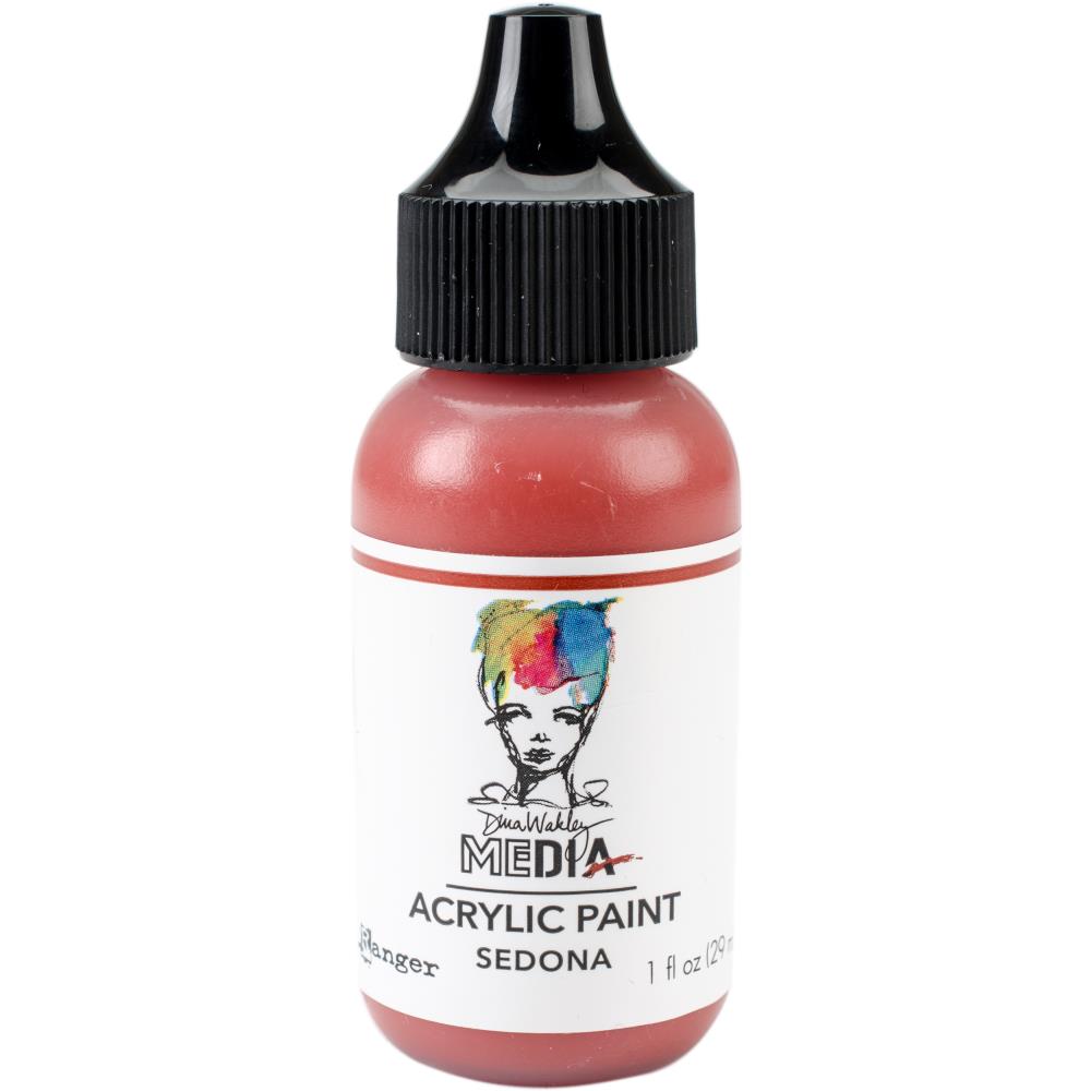 Sedona - Dina Wakley Media Heavy Body Acrylic Paint 1oz Sedona - Dina Wakley Media Heavy Body Acrylic Paint 1oz