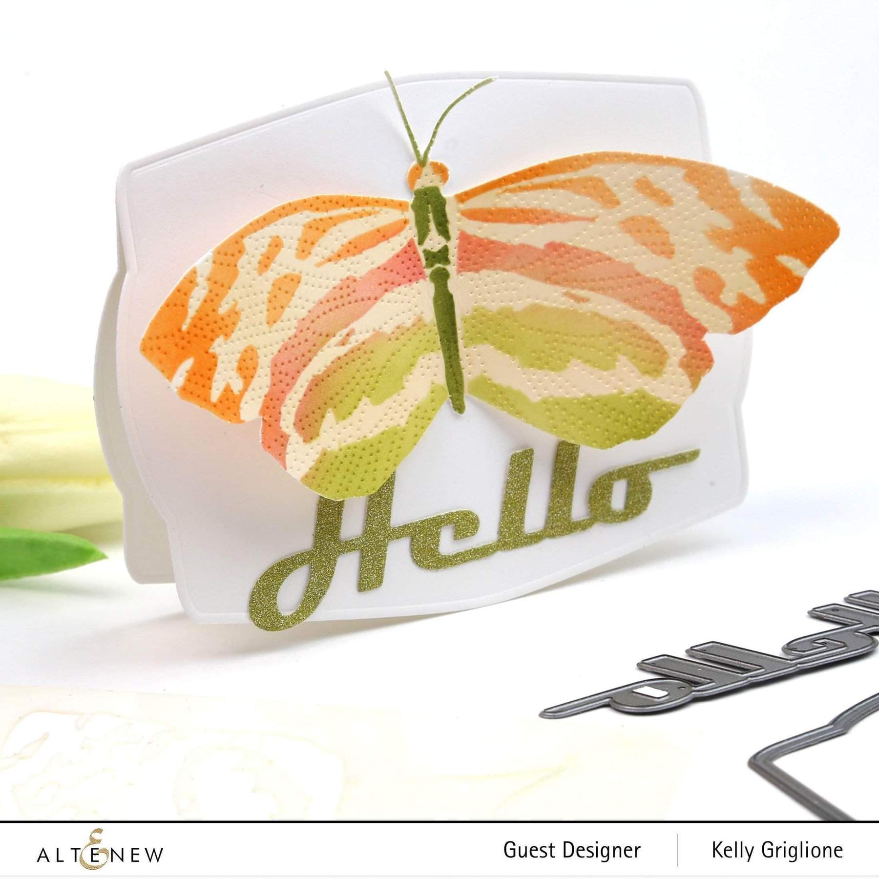 Tranquil Wings - Stencil