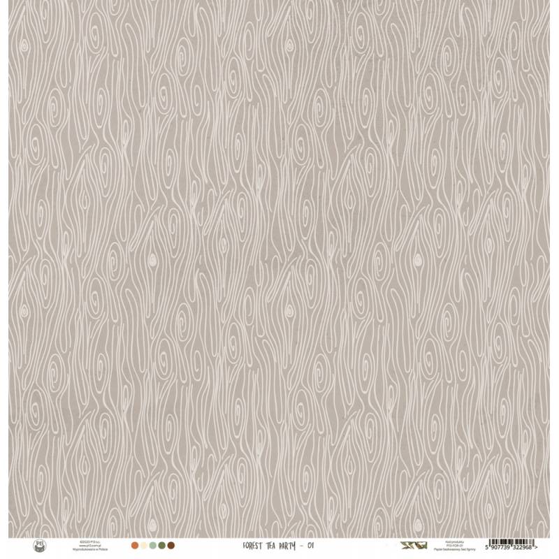 Paper 01 - 12"x12" - Forest Tea Party