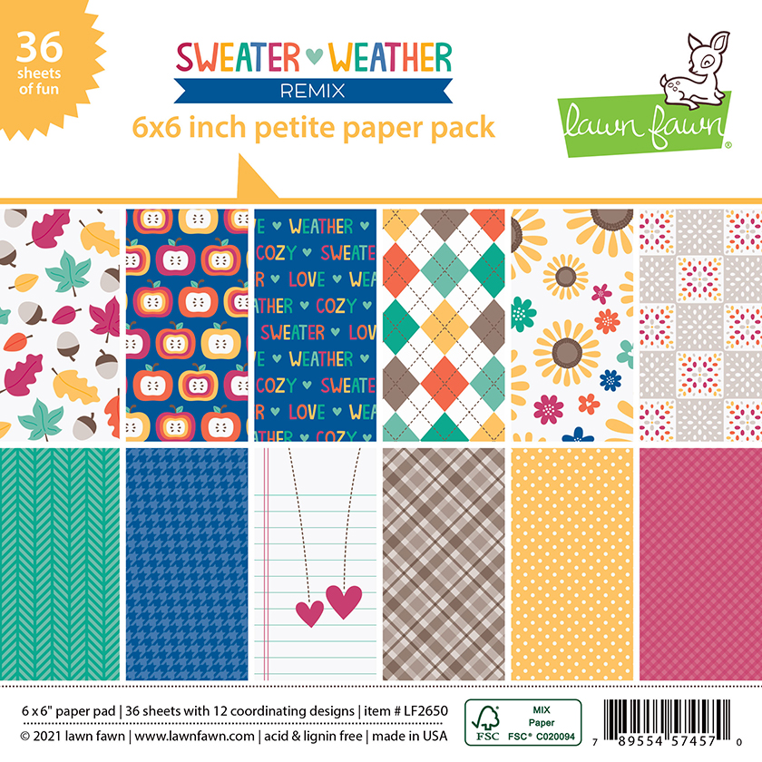 Sweater Weather Remix - Petite Paper Pack 6x6