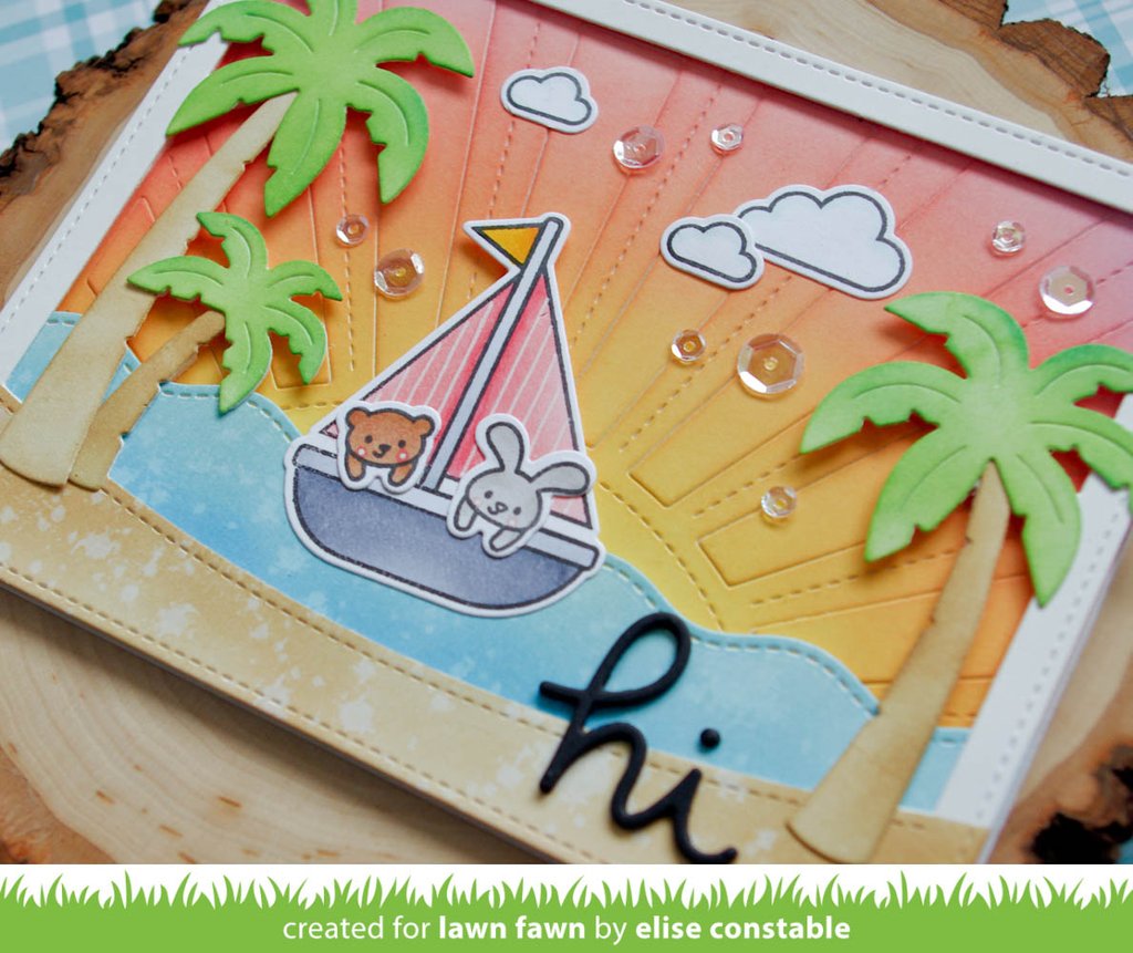 Sunrise Backdrop - Lawn Cuts Sunrise Backdrop - Lawn Cuts