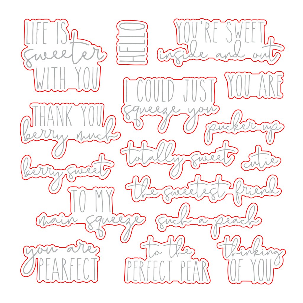 Pearfect Sentiments - Honey Cuts