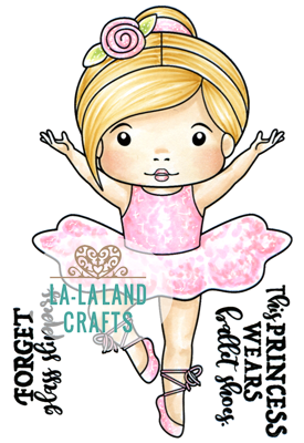 Ballerina Marci - Rubber Stamp