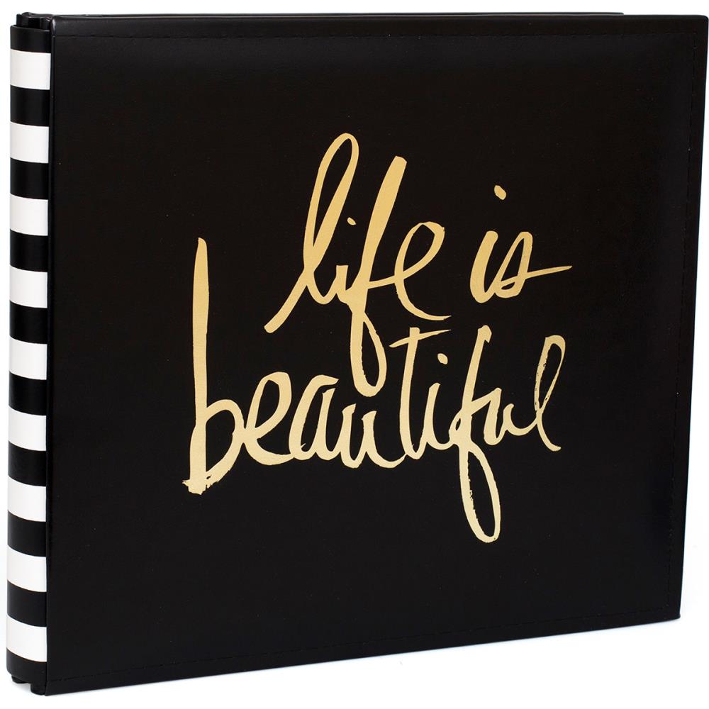 Gold Life - Storyline2 Post Bound Album - Heidi Swapp - 12x12