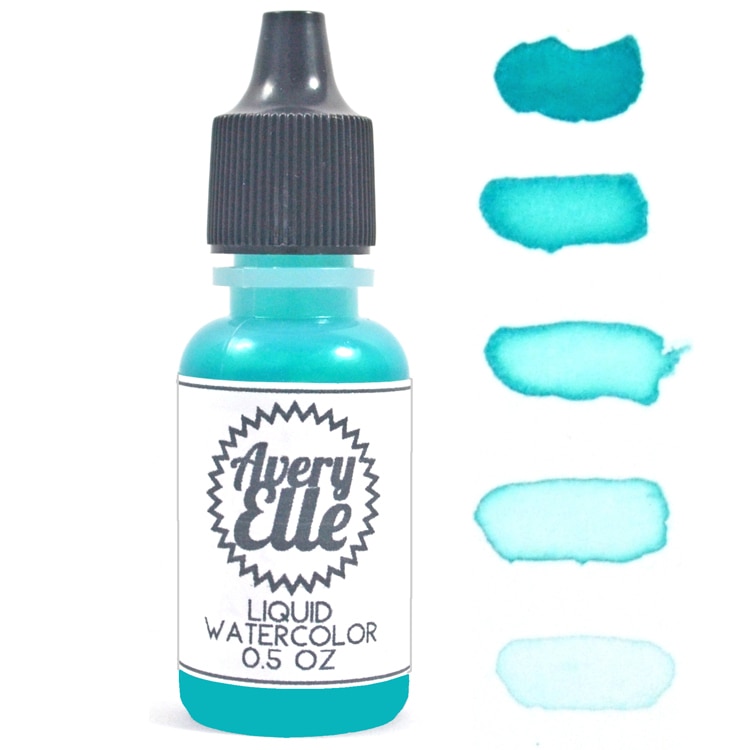 Aquamarine - Liquid Watercolor - Avery Elle