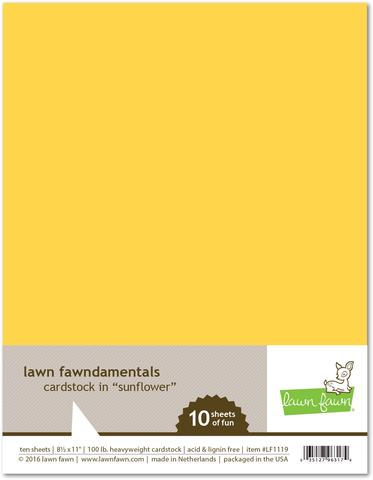Sunflower Cardstock Sunflower Cardstock