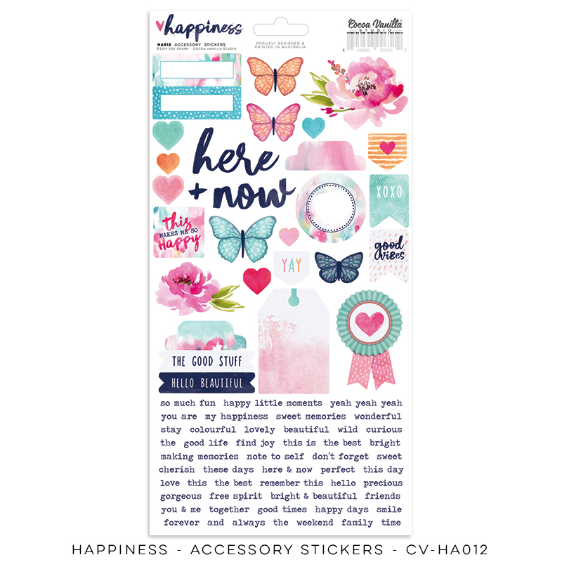 Accessory Stickers - Happiness Accessory Stickers - Happiness