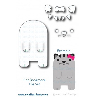 Cute Cat Bookmark - Die Set