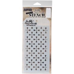 Crossed - Tim Holtz Layering Stencil
