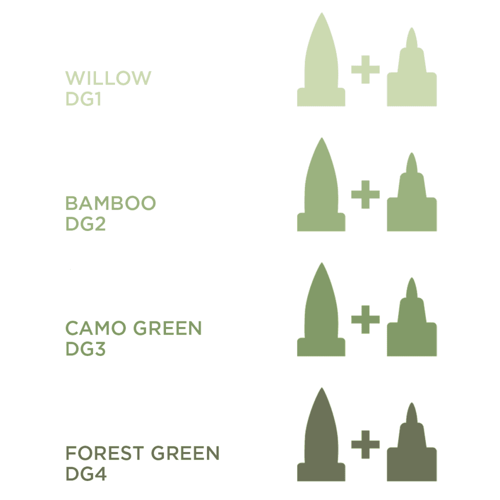 DG1 - Willow - Dull Greens