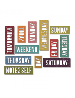 Block - Sizzix Thinlits Dies By Tim Holtz