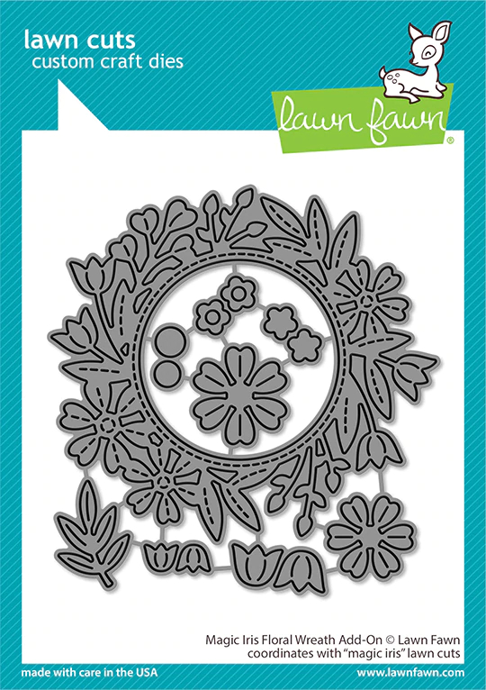 magic iris floral wreath add-on - Lawn Cuts magic iris floral wreath add-on - Lawn Cuts